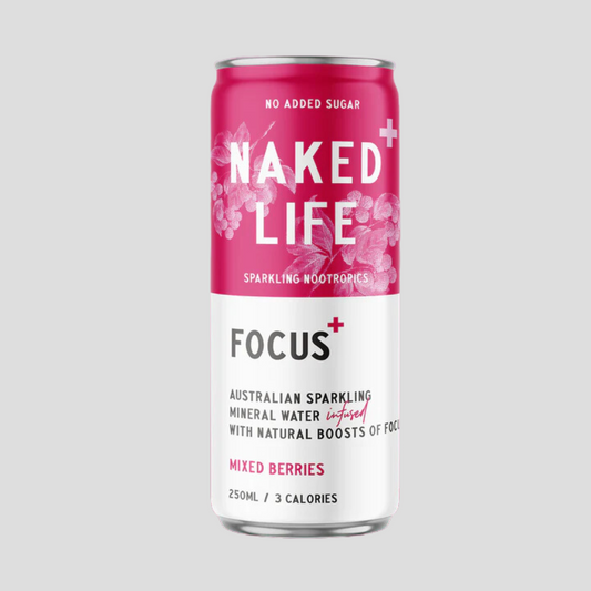 Naked Life FOCUS+ Sparkling Nootropics - Mixed Berries