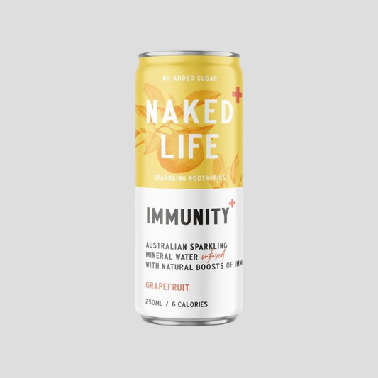 Naked Life IMMUNITY+ Sparkling Nootropics - Grapefruit